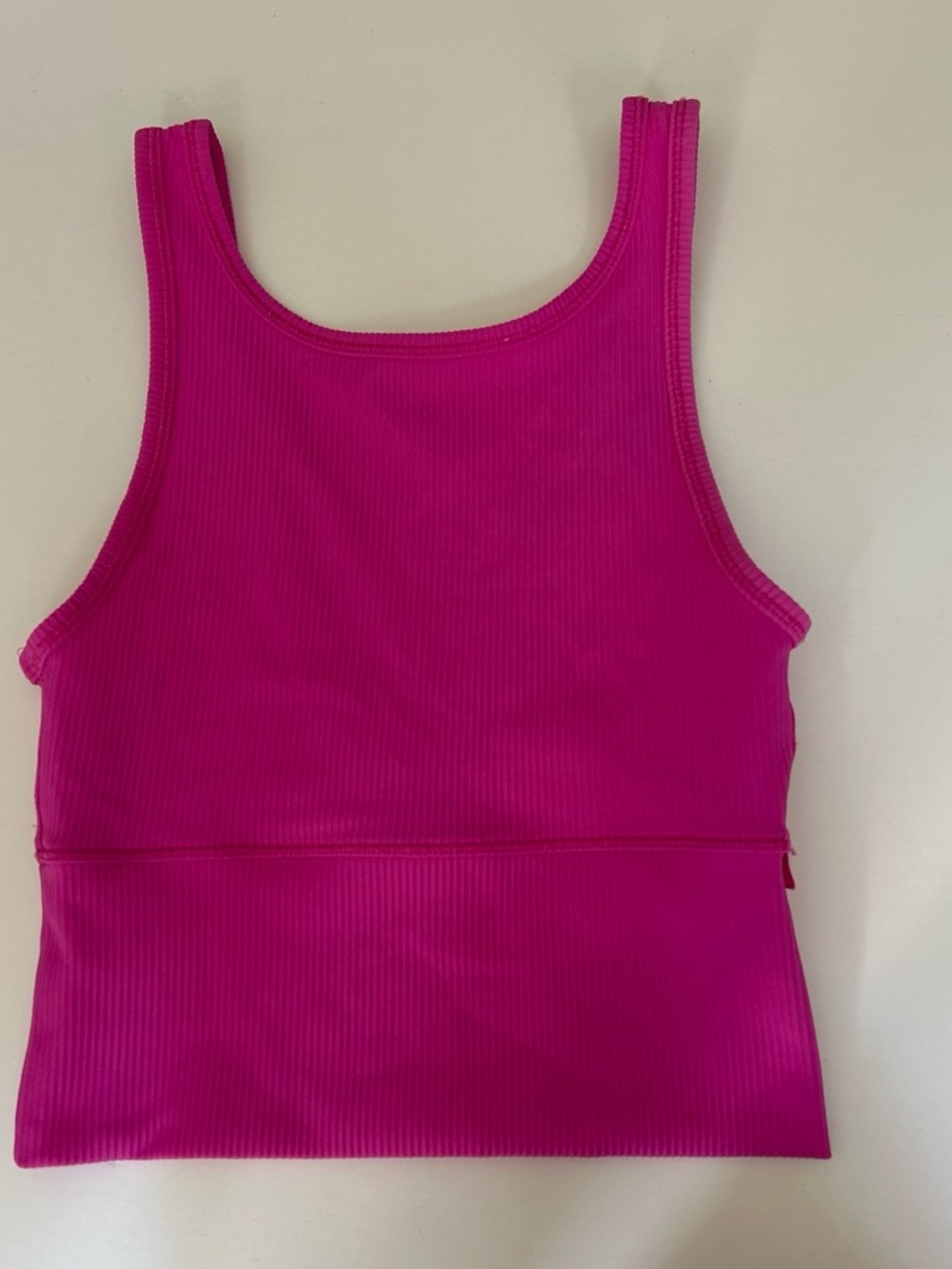 Lululemon Hot Pink Ribbed Tank Top